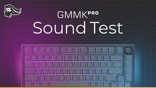 GMMK Pro Sound Test | Linears on Deskmat