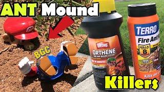 Best ant mound killer // Fire Ant Mound Killer //Fall insect killer // Orthene VS Terro