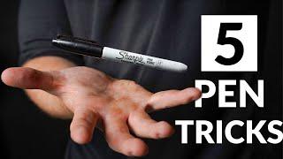 5 VISUAL Pen Tricks Anyone Can Do | Revealed