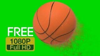 Basketball Ball Fly - Green Screen Footage Free