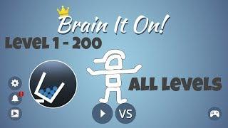 Brain It On! | All Levels | Level 1-200 | Gameplay Walkthrough