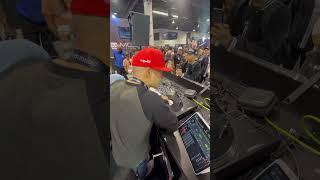 DJ Qbert performing with 𝗱𝗷𝗮𝘆 on iPad at NAMM 2023#djay #djqbert #algoriddim @thudrumble