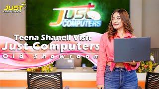 Teena Shanell Visit Just Computers Old Showroom