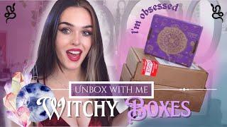 Another HUGE Witchy Unboxing ~ I'm obsessed ~ Wolf & Thyme, Goddess Provisions, & WitchBox UK