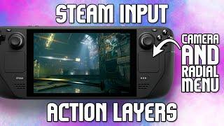 Too many inputs?  No problem!  Steam Deck Action Layers Tutorial