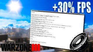 *NEW* Hidden File & OS settings for higher FPS and better Audio in Warzone 3