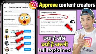 approve content creators instagram | instagram approved content creator kya hai