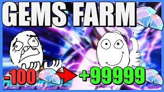 BEST METOD TO FARM GEMS IN ANIME DEFENDERS! (Without Alts)