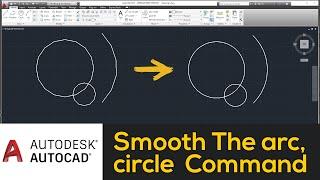 AutoCAD How to smooth the arc circle, If the Circle or Arc shows like Polygon!