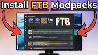 How To Get Feed The Beast Modpacks in Minecraft (FTB App)