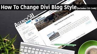 Changing The Default Divi Blog Style | Free CSS Code Provided | Image Float Left wRead More Button