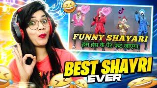 Best Shayri Ever || Free Fire Tiktok and Shayri Reaction || Bindass Laila