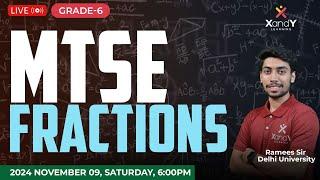 MTSE CLASS 6 FRACTIONSLIVE | #class6maths #fractions