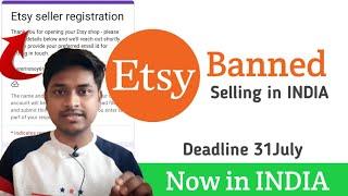 Etsy BannedIndian Selling | Etsy Payment launched in INDIA
