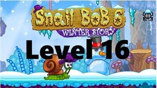 Snail Bob 6: Winter Story - Walkthrough Level 16