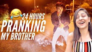 PRANKING MY BROTHER for 24 Hours | Rimorav Vlogs