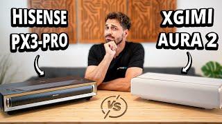 Laser TV Vergleich | Hisense PX3 Pro oder XGIMI Aura 2?