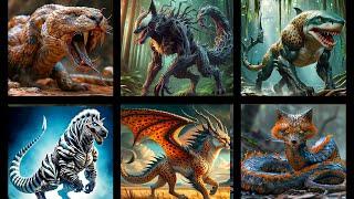 Amazing ANIMAL FUSION HYBRIDS  BEST ANIMAL FUSION #ai #aiart #animalfusion