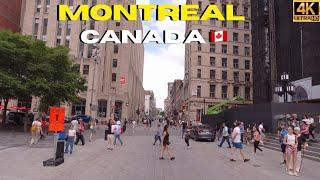 Driving Montreal Canada 4K  | Exploring The City Streets 