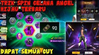 TRIK SPIN CELANA ANGEL HIJAU TERBARU||SPIN CELANA ANGEL HIJAU TERBARU||DAPAT SEMUA CUY