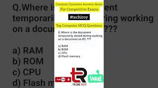 Computer Questions Answers Series for Competitive Exams | Computer Hardware Networking Interview G.K