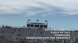 ZAC WESNOFSKE - RAY GUY PROKICKER.COM TOP PROSPECT CAMP 2020 - PUNTING