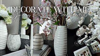 *NEW* SPRING CONSOLE TABLE IDEAS | SPRING DECORATE WITH ME 2024, ENTRYWAY STYLING IDEAS, SPRING 2024