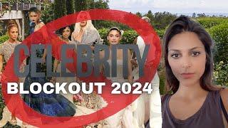 Blockout 2024 - Blocking Celebrities Silent on Palestine!