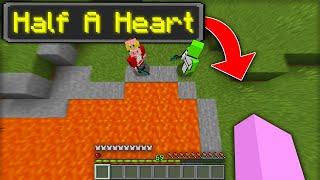 Minecraft Half a Heart Challenge VS 2 Hunters