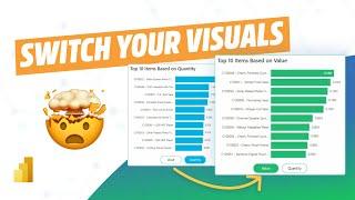 How to Switch Visuals in Power BI? Power BI Bookmarks