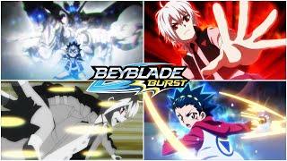 Heated Battles of Shu vs Valt - Beyblade Burst (Season 1 - 7)