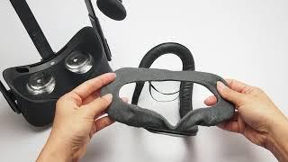 How to install the Oculus Rift Facial Interface and Foam Replacement Basic Set