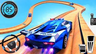 GT Police Car Mega Ramp Stunts Driving Extreme - Android Gameplay