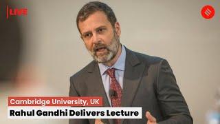 LIVE: Rahul Gandhi Delivers Lecture At Cambridge University On Learning To Listen In 21st Century