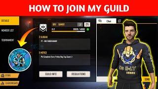 How To Join @gkvhindigamer Guild In Free Fire  | How To Join My Guild | Low Requirement Guild