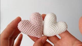 Amigurumi Kalp Anahtarlık Tarifi |Amigurumi Heart Keychain Pattern 