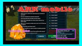 • ARK MOBILE  SERVER  TRANSFER // PART - 1