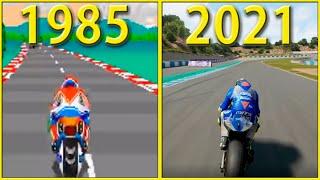 Evolution Of Motorcycle Racing Games  1985 - 2021