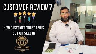 Customer Review about Plot X Realtors Citi Housing Multan Phase 2 & Citi Housing Multan Phase 1