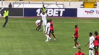 Pitch invader interrupts Ghana vs Angola game at Baba Yara | 2025 AFCON Qualifiers