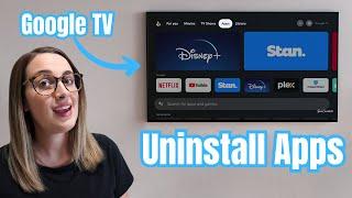 How to Uninstall Apps to Free Up Space on Google TV