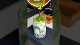 Brown sugar boba matcha #matcha