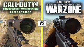 Call of Duty MODERN WARFARE (2020) vs MW Remastered — Weapons Comparison