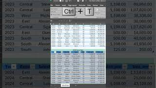 Use Slicers to Filter Data on Multiple Dataset in Excel #shorts #exceltips