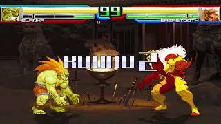 Blanka VS Sabretooth M.U.G.E.N. 4K60