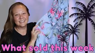 What Sold this week! Reselling thrifted clothes on online marketplaces. BOLOs every week