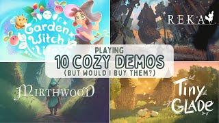 I Tried 10 Cozy Game Demos, But Would I Buy Them?!