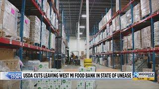 USDA cuts leaving West Michigan food bank in state of unease