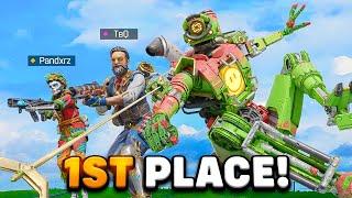 When The #1 Pathfinder Plays Challenger's Circuit (w/ Teq & Rambeau) - Apex Legends