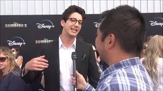 Milo Manheim Red Carpet Interview at Disney+'s Zombies 3 Premiere